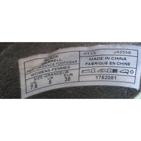 Merrell Select Grip Women’s 7.5 Black Suede Ballet Flats - Picture 6 of 8